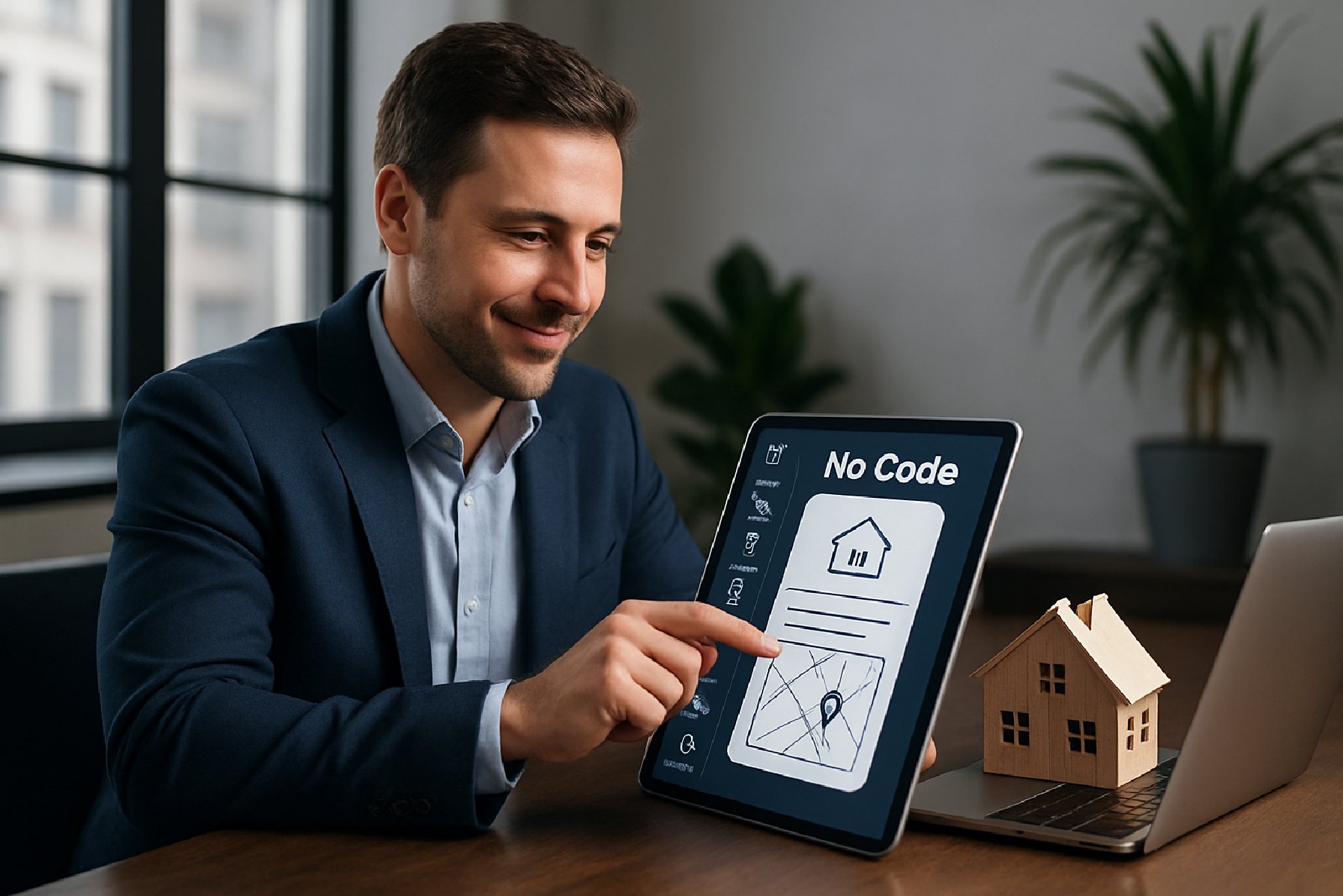 פיתוח אפליקציות No Code לחברות נדל״ן ומתווכים